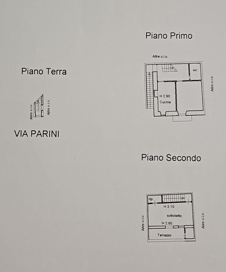plan - Semi-detached house Via Giuseppe Parini 12, Scicli - floor plans 1