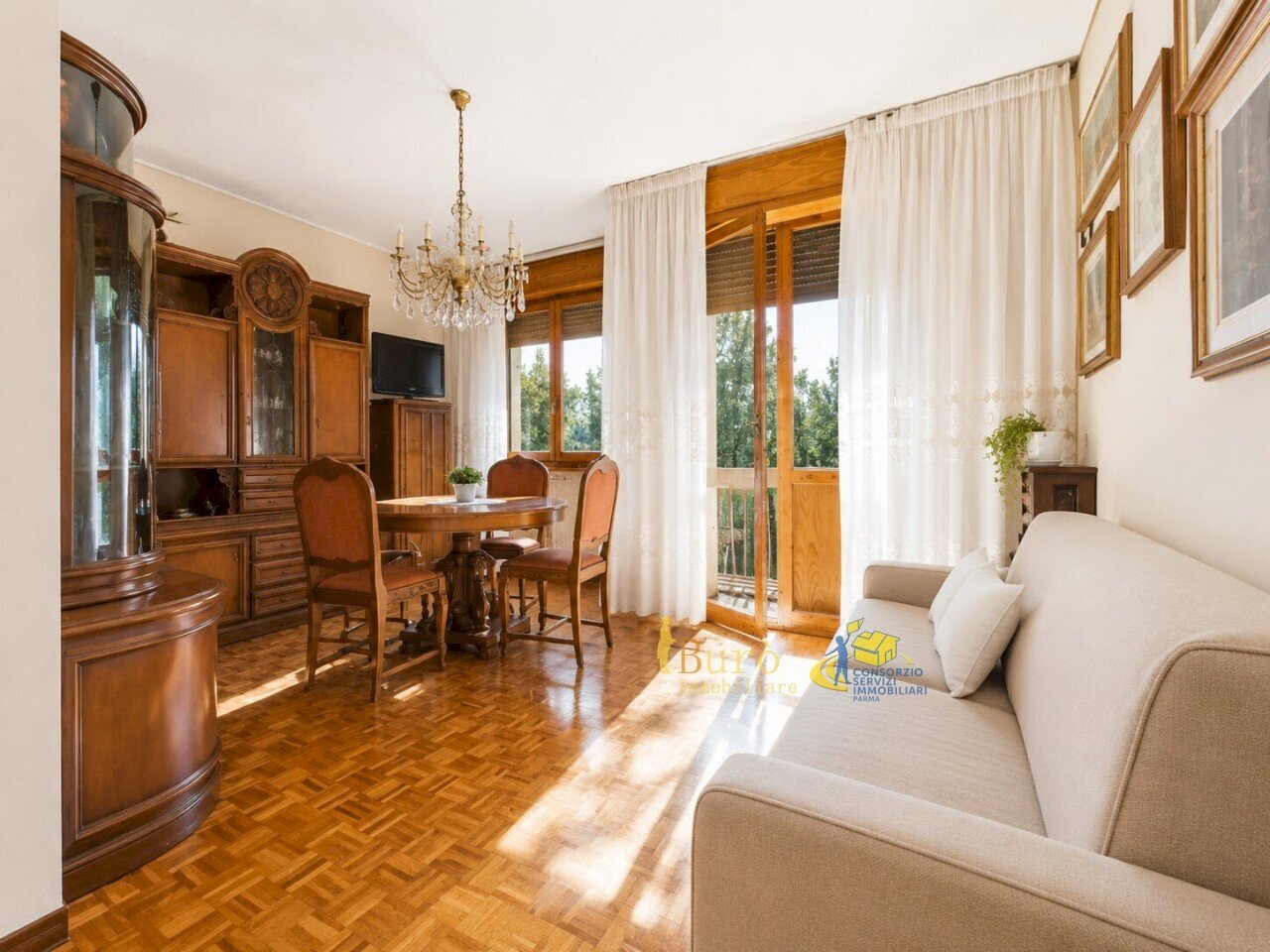 SOGGIORNO - Three-room apartment Via Biagio Pascal 6, Parma (neighborhood San Lazzaro) - photo 1