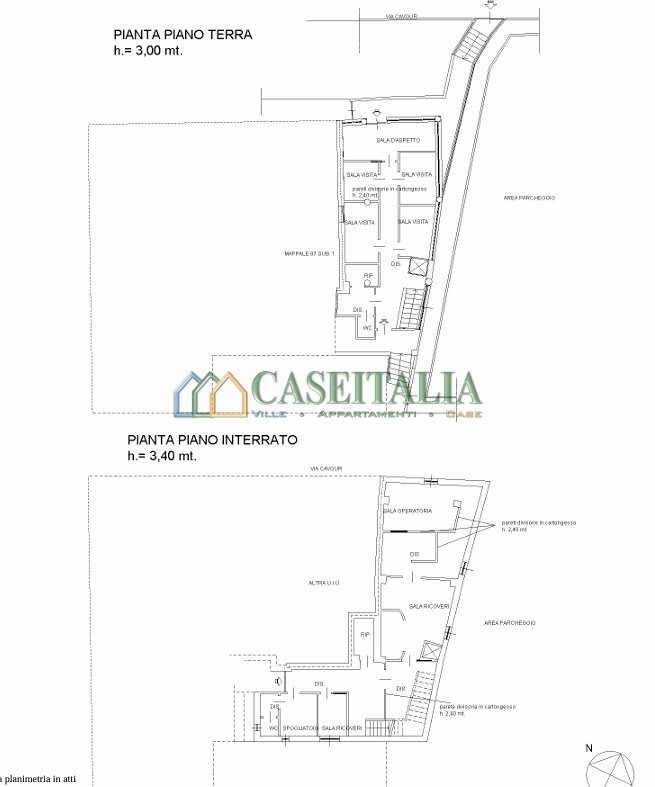 FOTO PLANIMETRIA - Locale Commerciale Via Cavour 46, Alpignano - planimetria 1