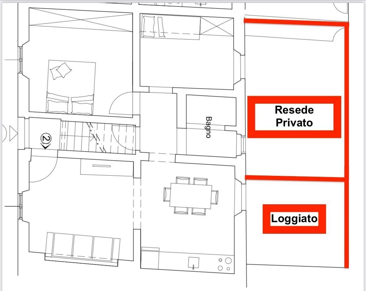 Planimetria - Appartamento Via Luca Landucci, Firenze - planimetria 1
