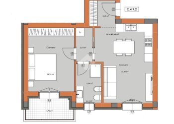 Two-room apartment Via Tosarelli Villanova, Castenaso - photo 1