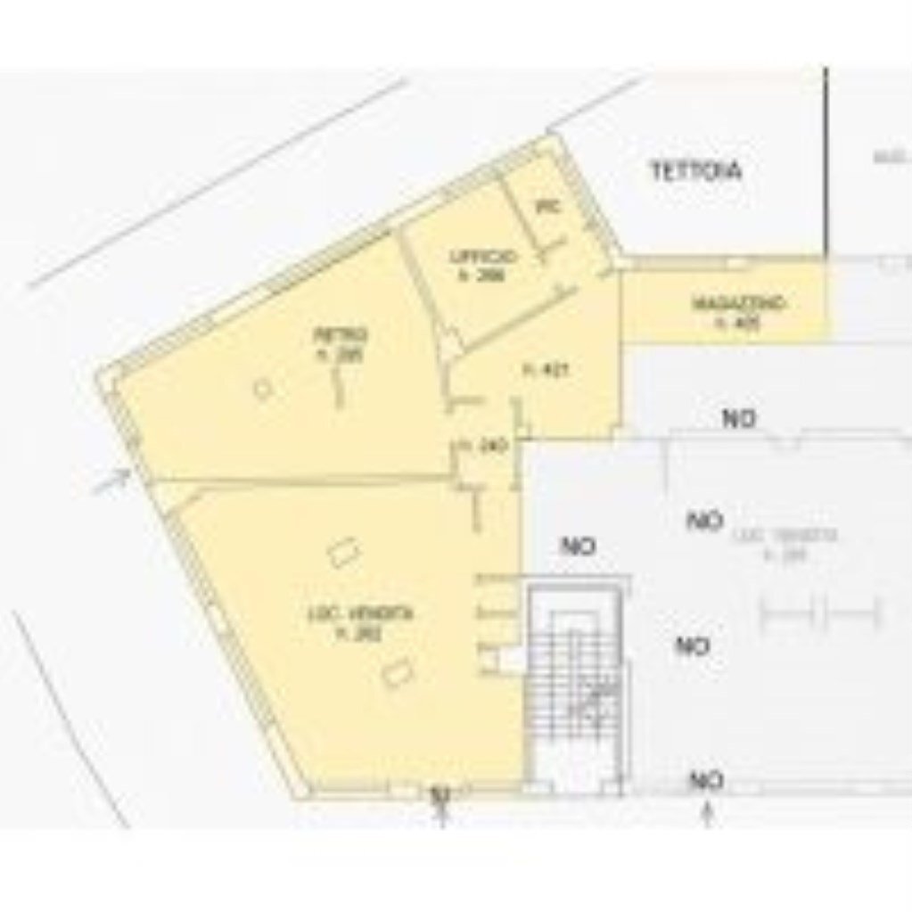 Shop Corso europa, 9, Alba - floor plans 1