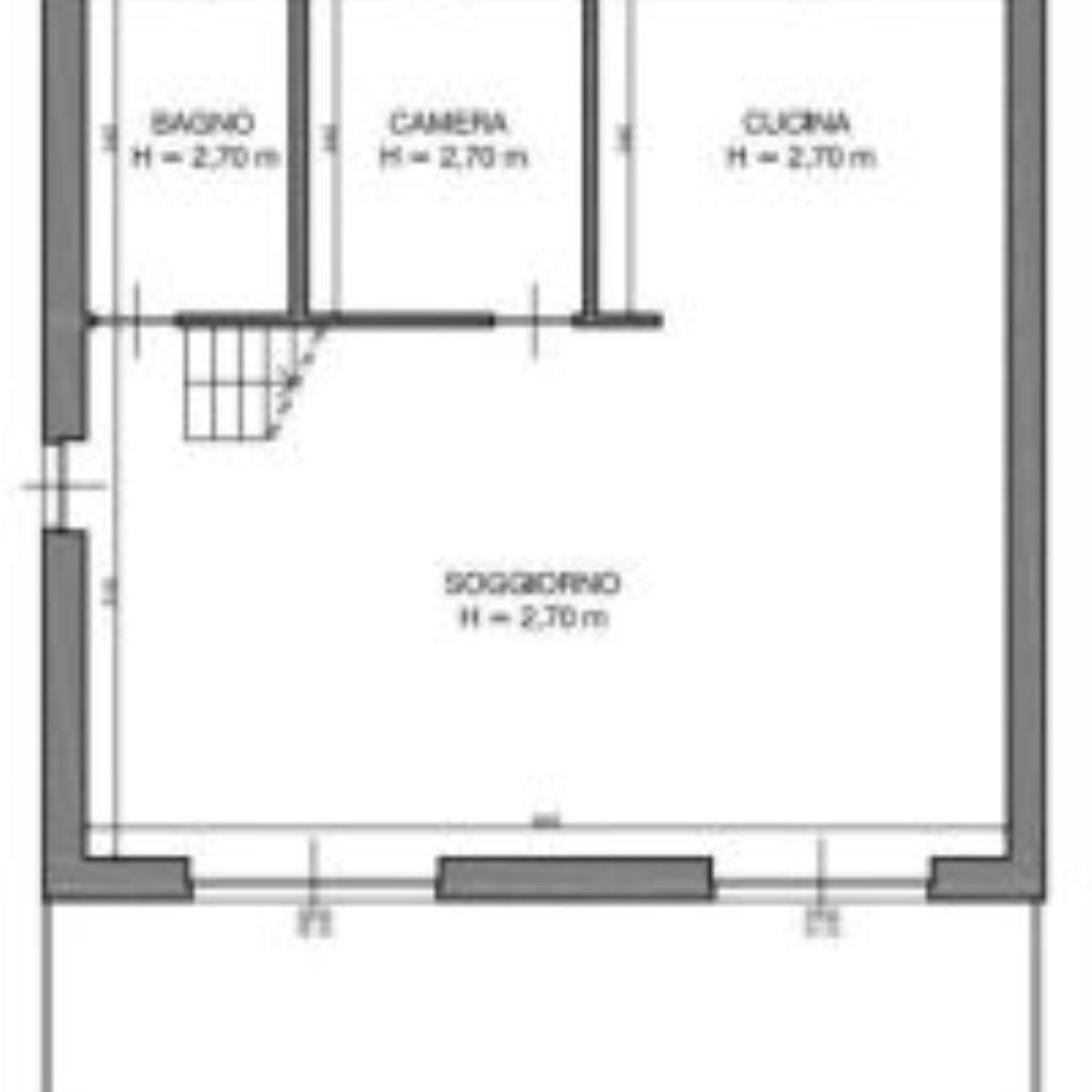 Independent house Salita gino rocca 27, Alba - floor plans 1