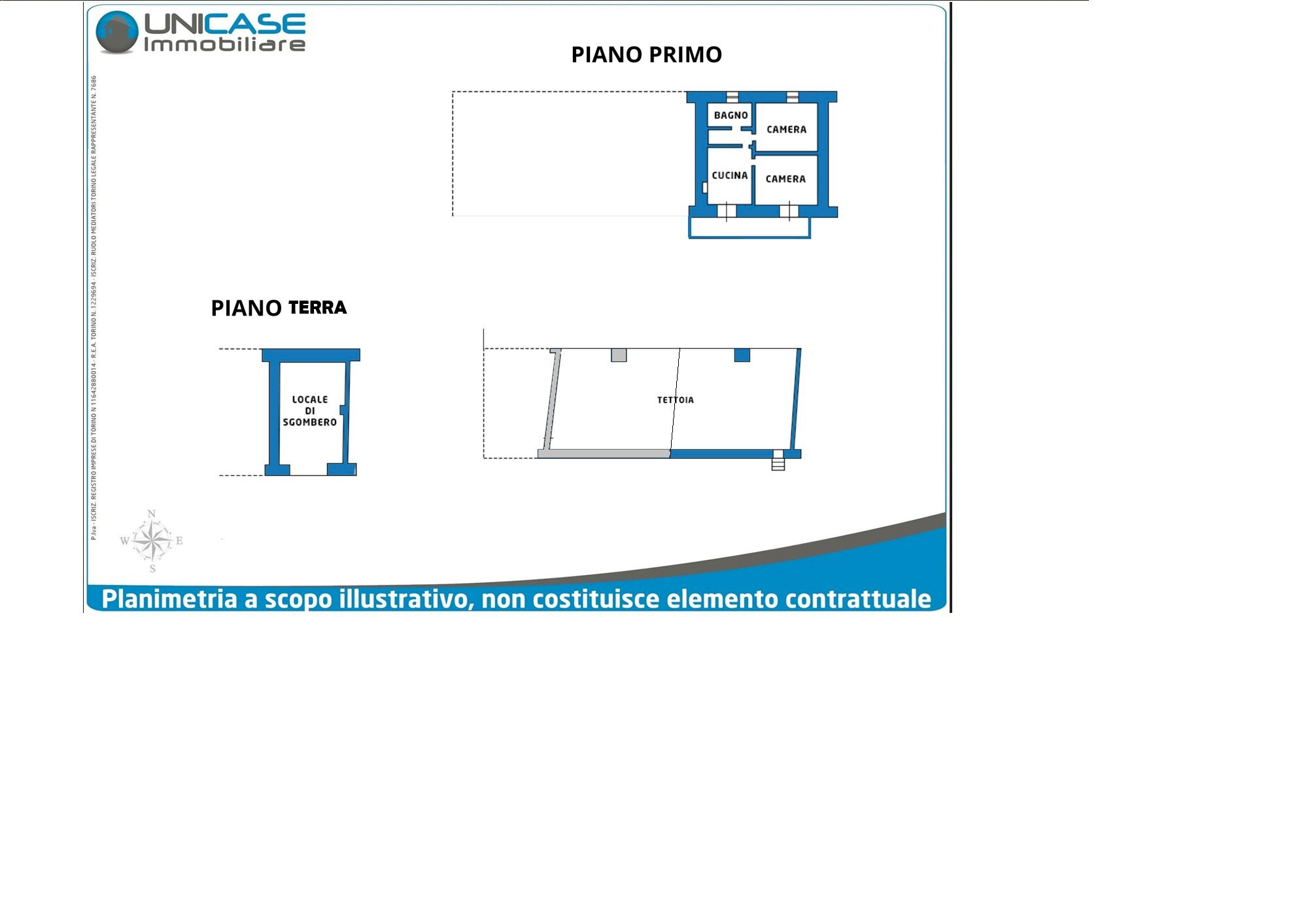 Porzione di casa strada Pentura, 2, Bricherasio - planimetria 1