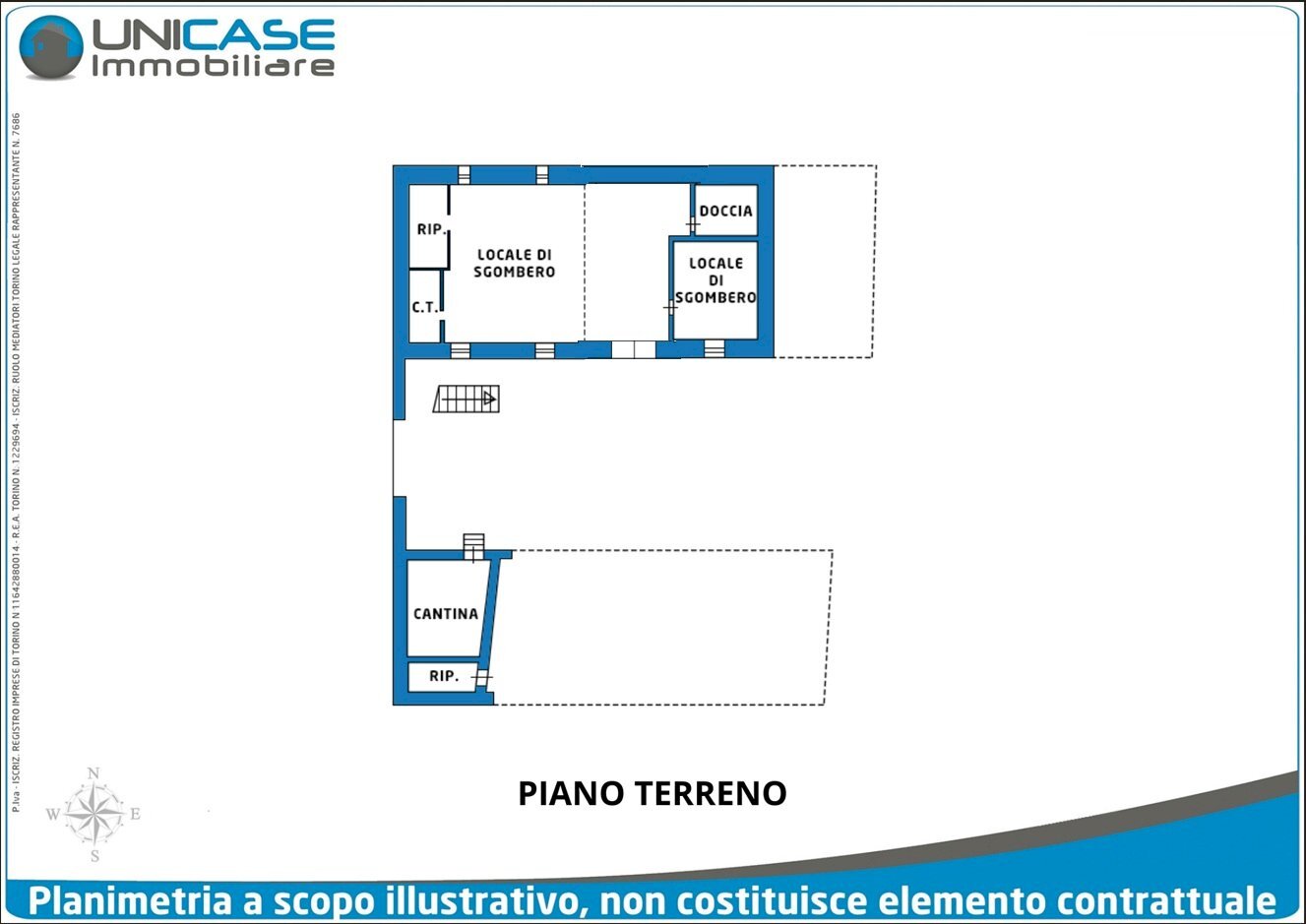 Casa semi indipendente strada Pentura, 2, Bricherasio - planimetria 1