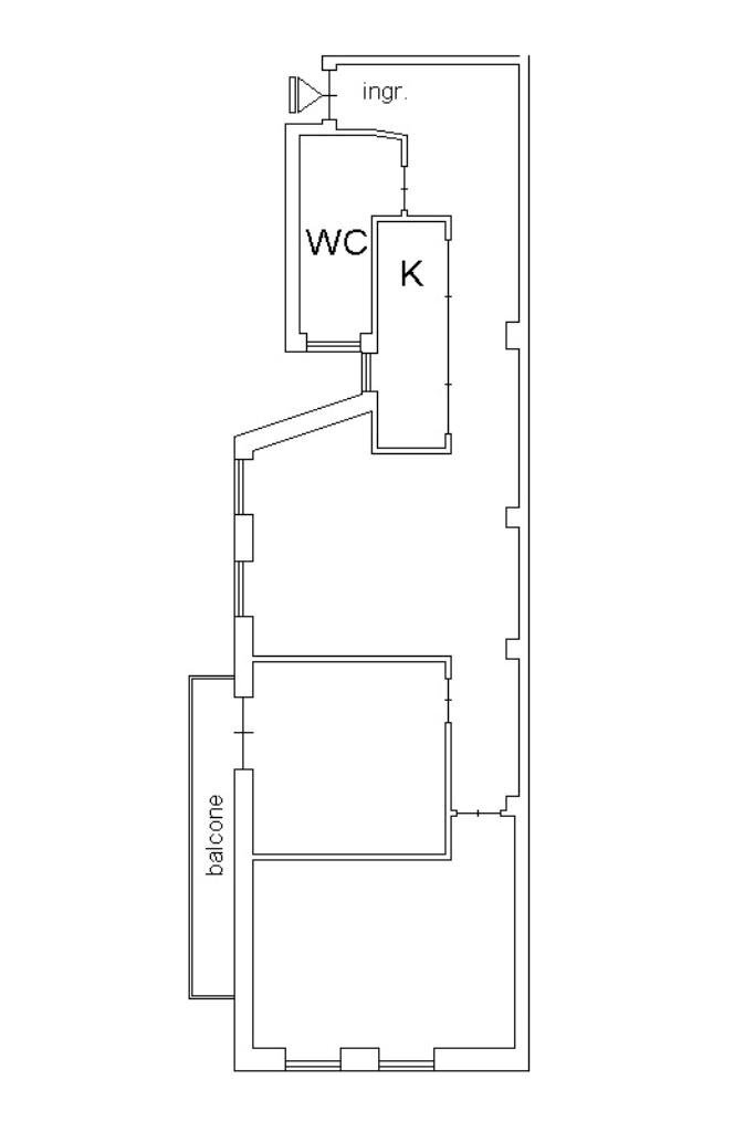 Three-room apartment Via Muzio Scevola, Milano (neighborhood Lambrate) - floor plans 1