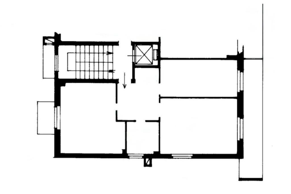 Trilocale Via Rimini, Milano (zona Moncucco) - planimetria 1