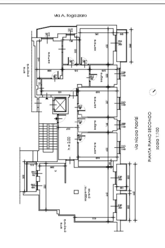 Apartment Via Nicola Fabrizi, Torino (neighborhood Parella) - floor plans 1