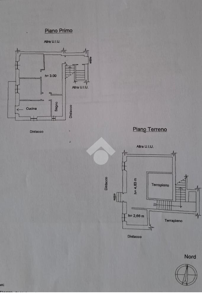 Quadrilocale Via Fado, Mele - planimetria 1