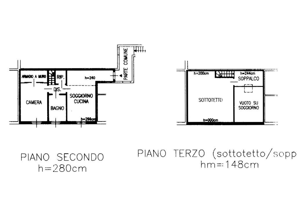 Bilocale Via XXV Aprile, Trezzo sull'Adda - planimetria 1