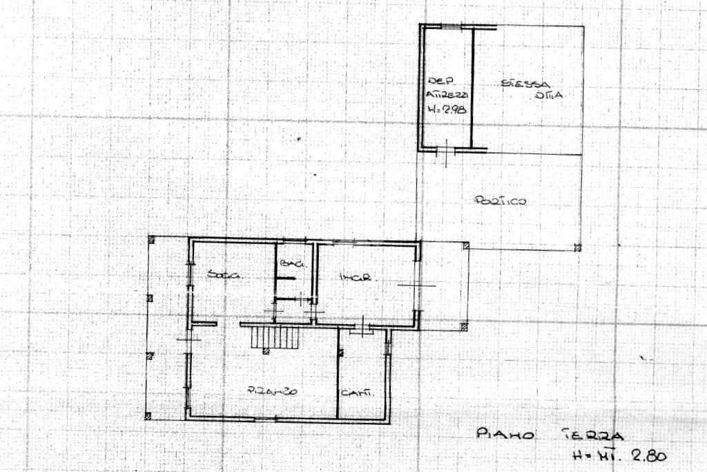 Villa via Cervi, Campegine - planimetria 1