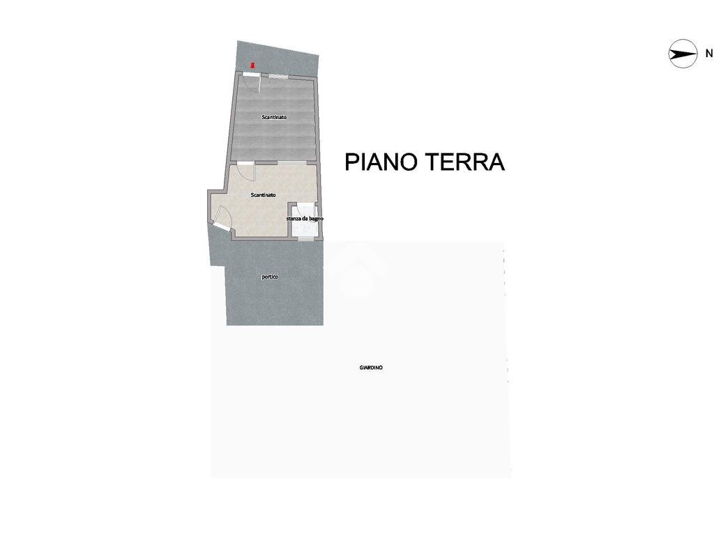 Semi-detached house Via saretto, Gravere - floor plans 1