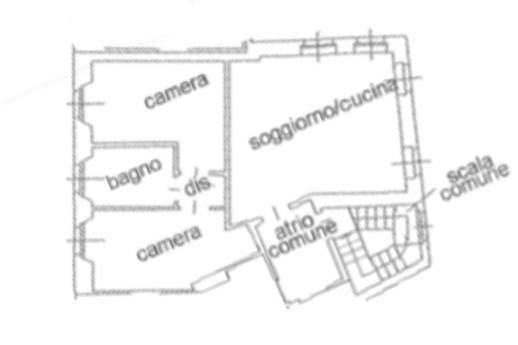 Trilocale Via De Gregori, Pogno - planimetria 1