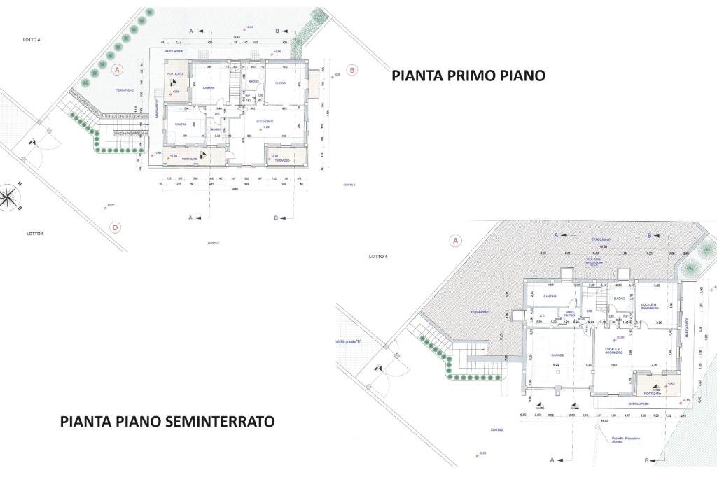 Villa Via Mondo, Montechiaro d'Asti - floor plans 1