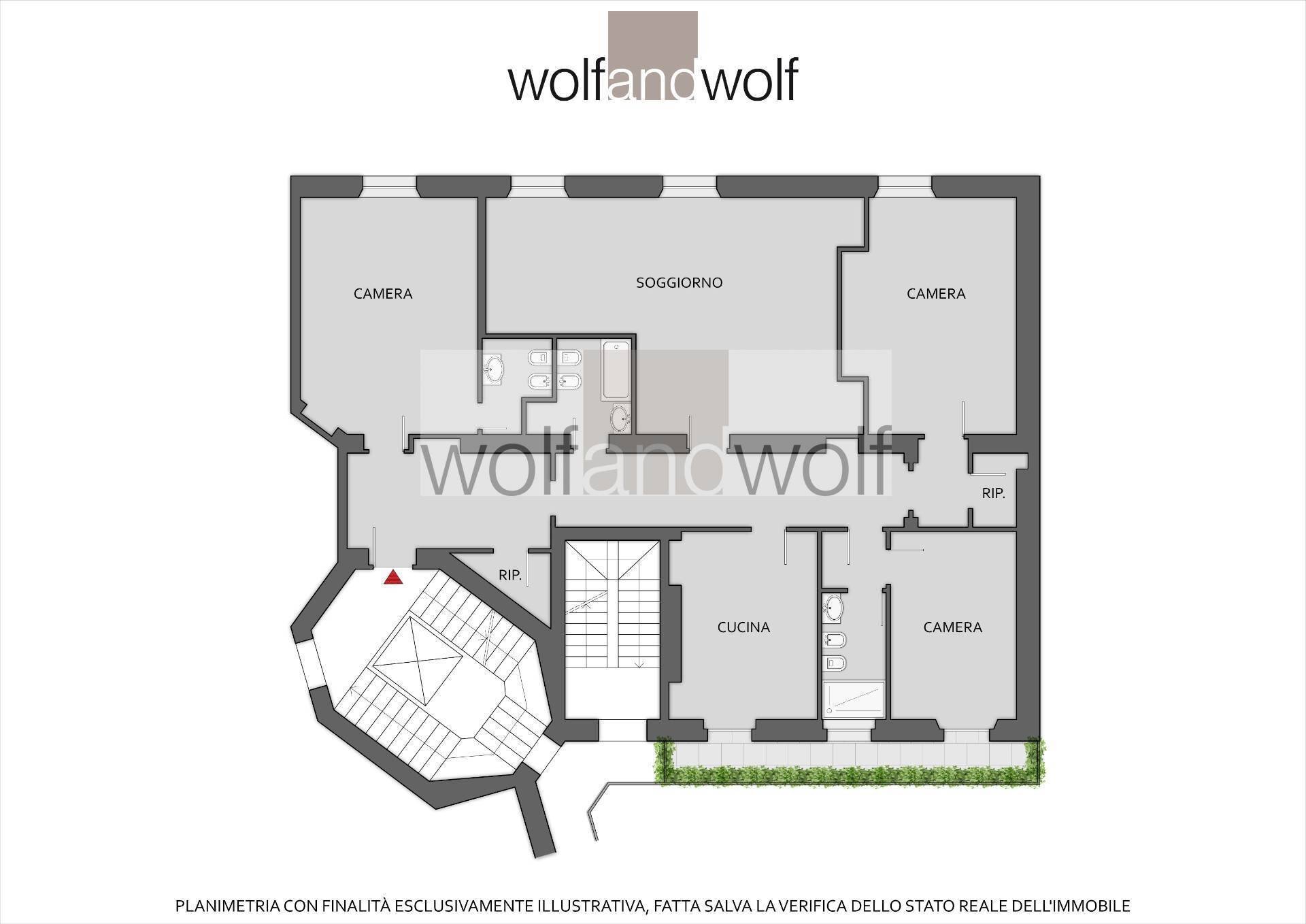 Foto 32 - Four-room apartment Via Monferrato
 
15, Milano - floor plans 1