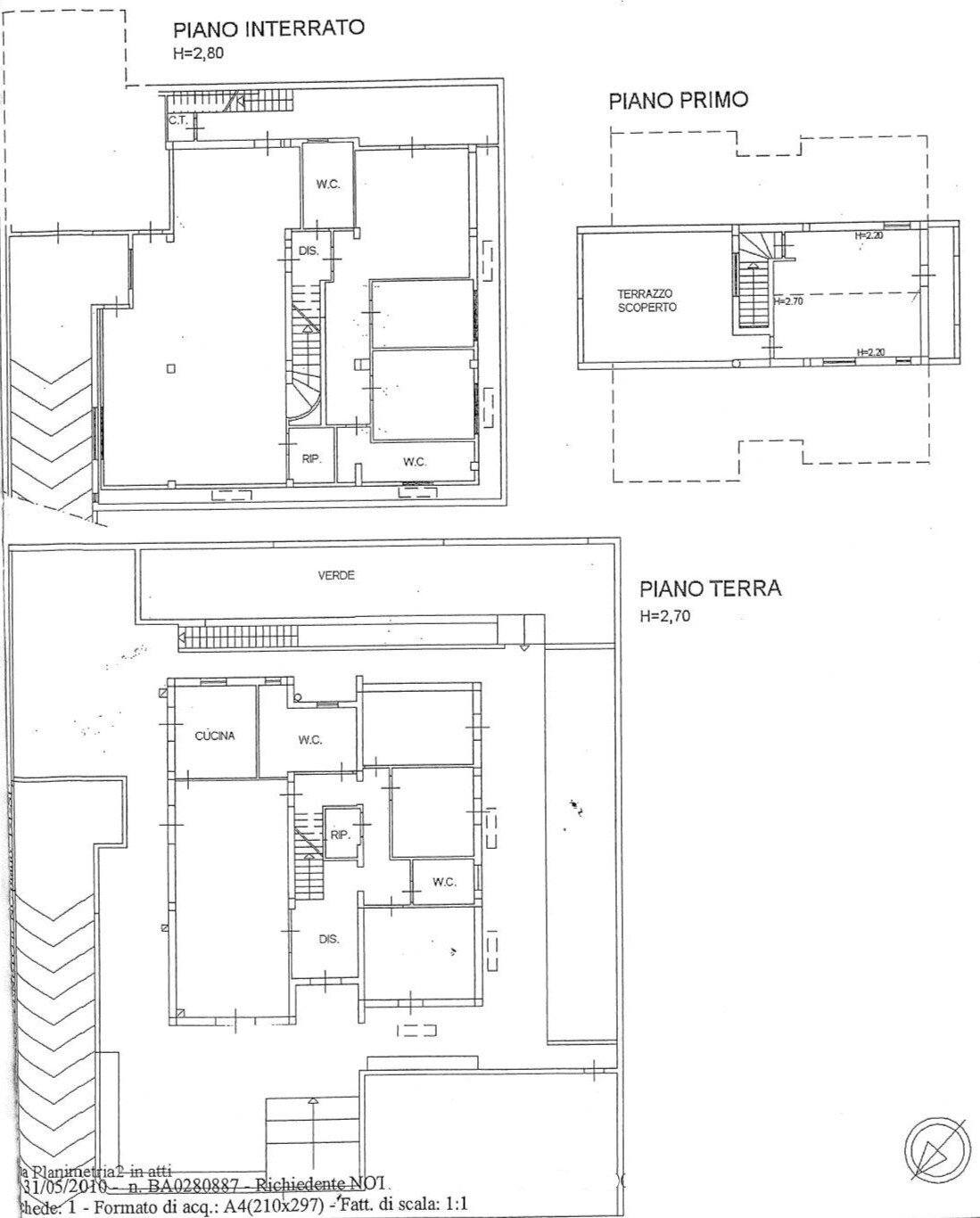 Foto 33 - Villa Via Vittorio Veneto
 
140, Monopoli - floor plans 1