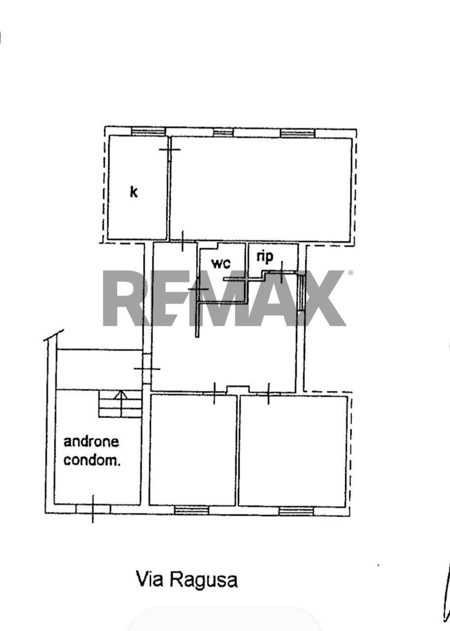 Pianta 2D - Four-room apartment Via Ragusa
 
5, Palermo - floor plans 1