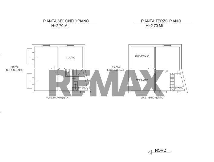 Pianta 2D - Casa semi indipendente Via Santa Margherita
 
5, Paterno - planimetria 1