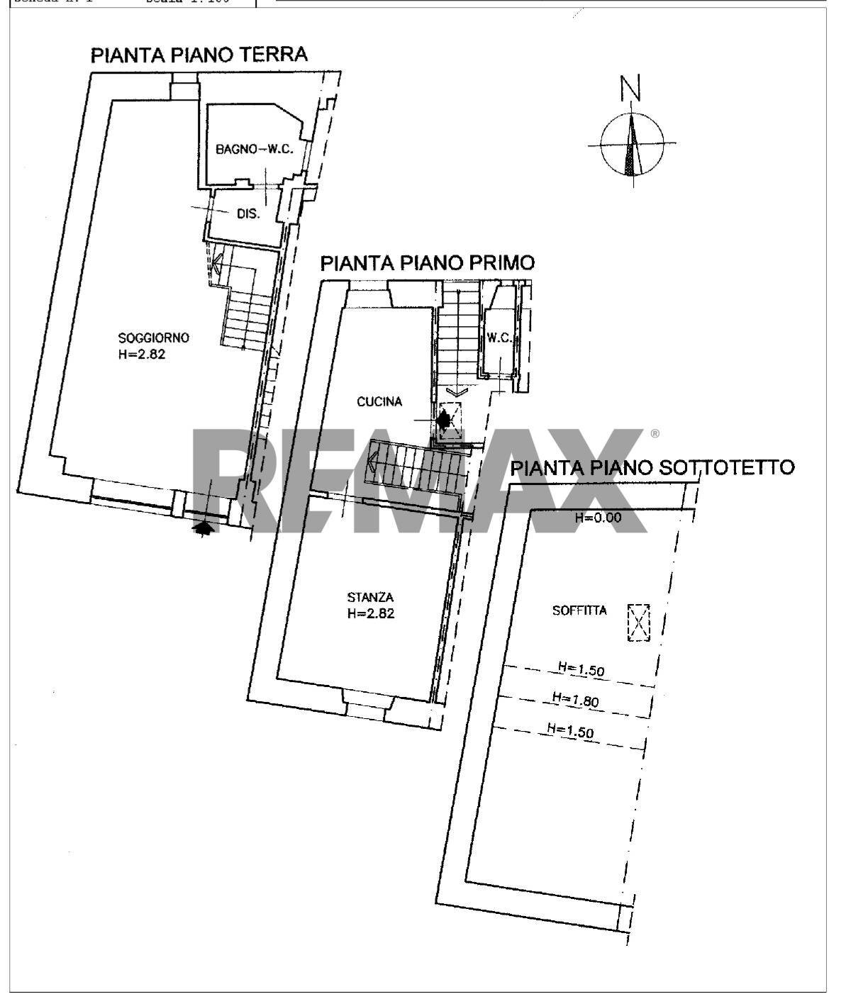 Pianta 2D - Semi-detached house Via Umberto Veruda
 
12, Trieste - floor plans 1