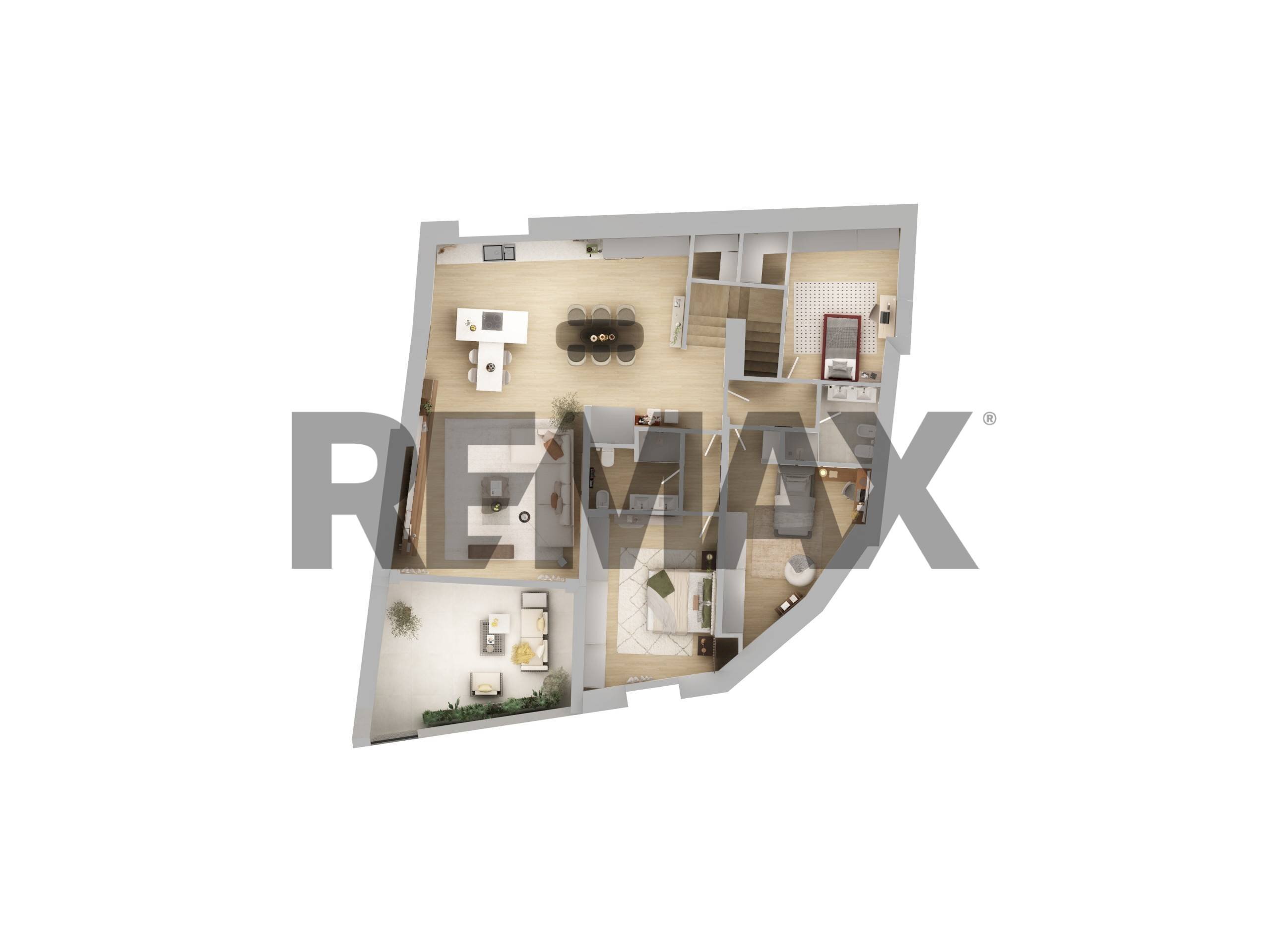 Pianta 3D - Independent house via Abadia
 
16, Scanzorosciate - floor plans 1