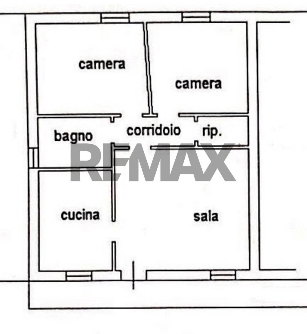Pianta 2D - Trilocale VIA SAN PIETRO
 
4, Garlasco - planimetria 1