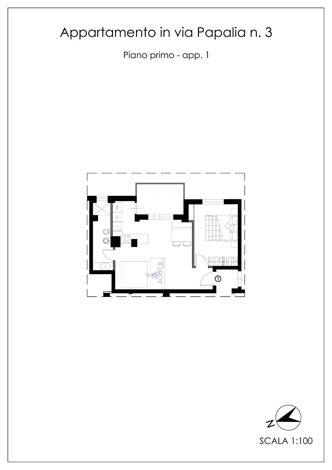 Foto 19 - Two-room apartment Via Giuseppe Papalia
 
1, Bari - floor plans 1