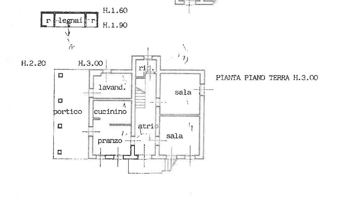 Foto 22 - Casa indipendente Fanna - planimetria 1
