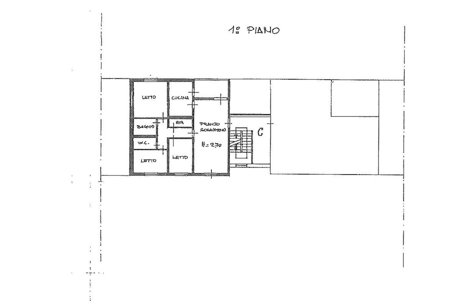 planimetria - Appartamento Tacito
 
4, Cervia - planimetria 1
