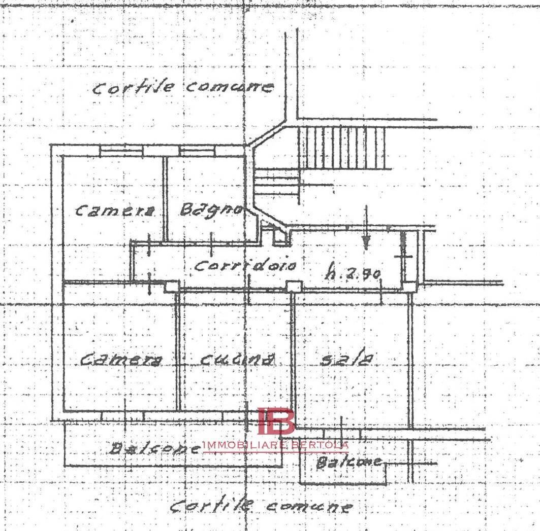 Foto 41 - Appartamento VIA BODONI
 
3, Busca - planimetria 1