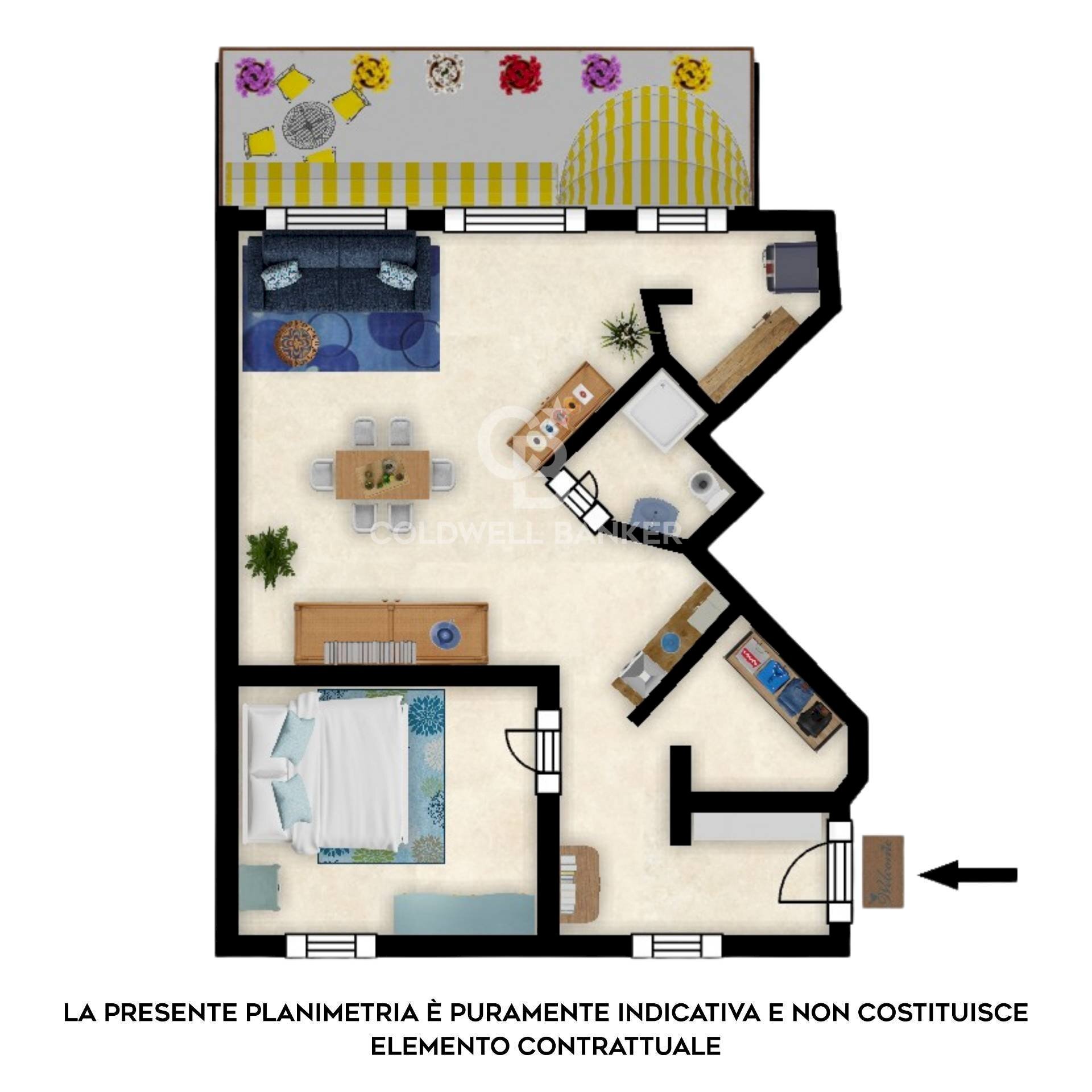 Foto 15 - Appartamento Via dei Graviscani, Tarquinia - planimetria 1