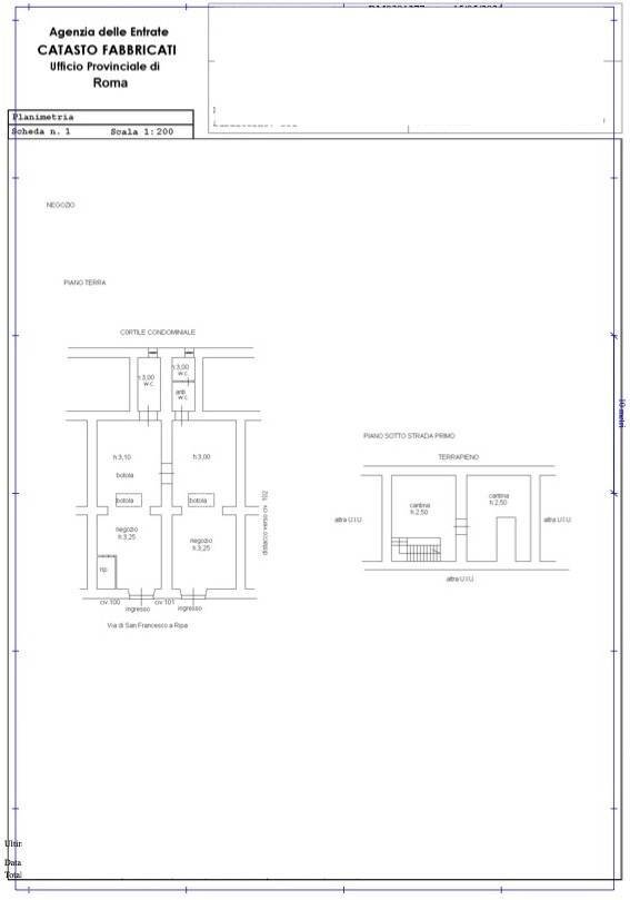 Foto 34 - Shop Via San Francesco a Ripa, Roma - floor plans 1