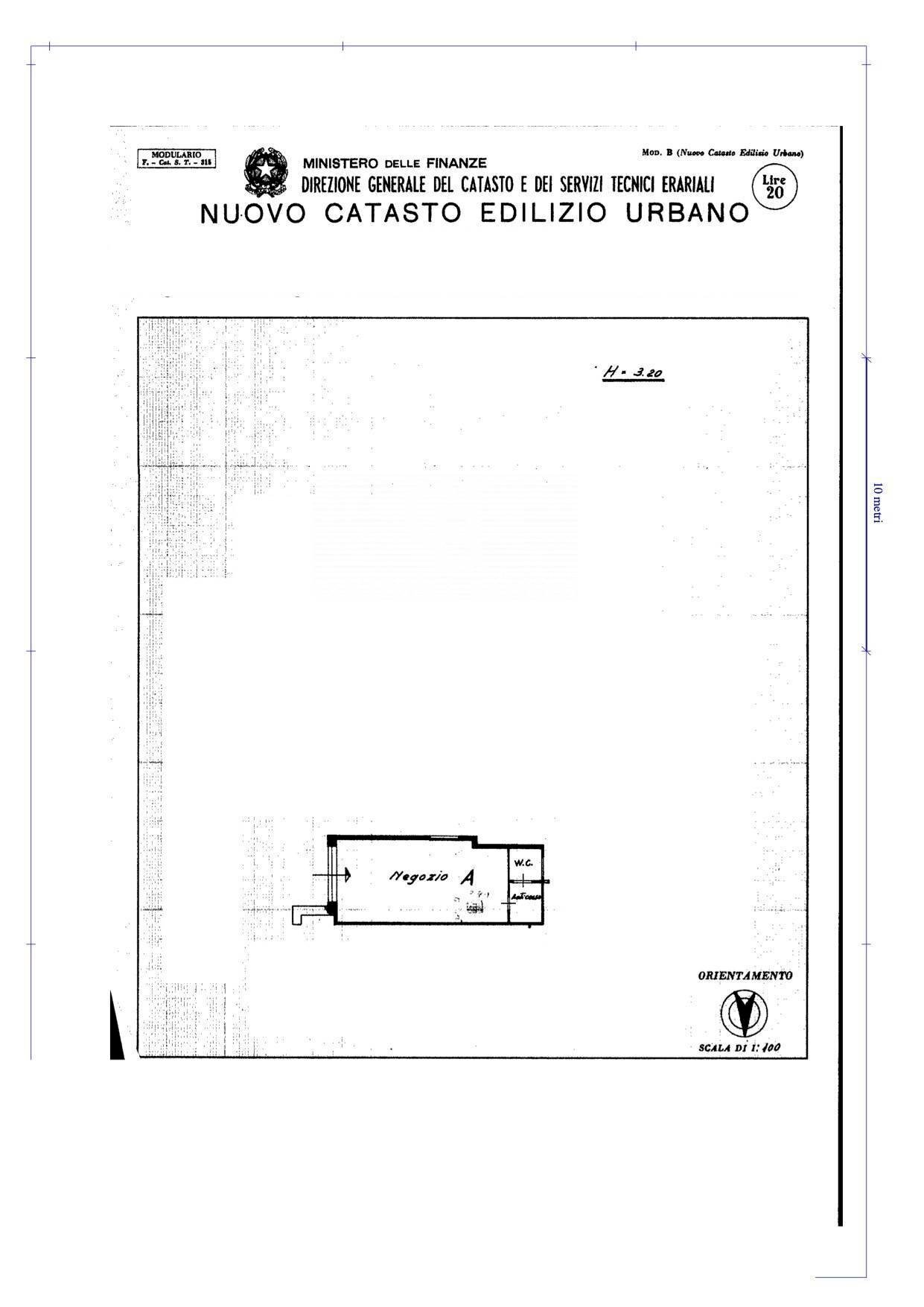 Foto 22 - Shop Via Giulio Salvadori, Roma - floor plans 1