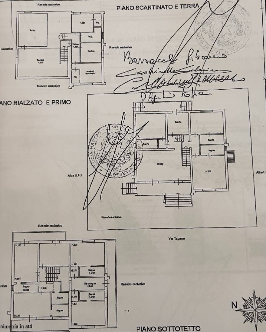 Foto 60 - Villa via butterfly, Viareggio - floor plans 1