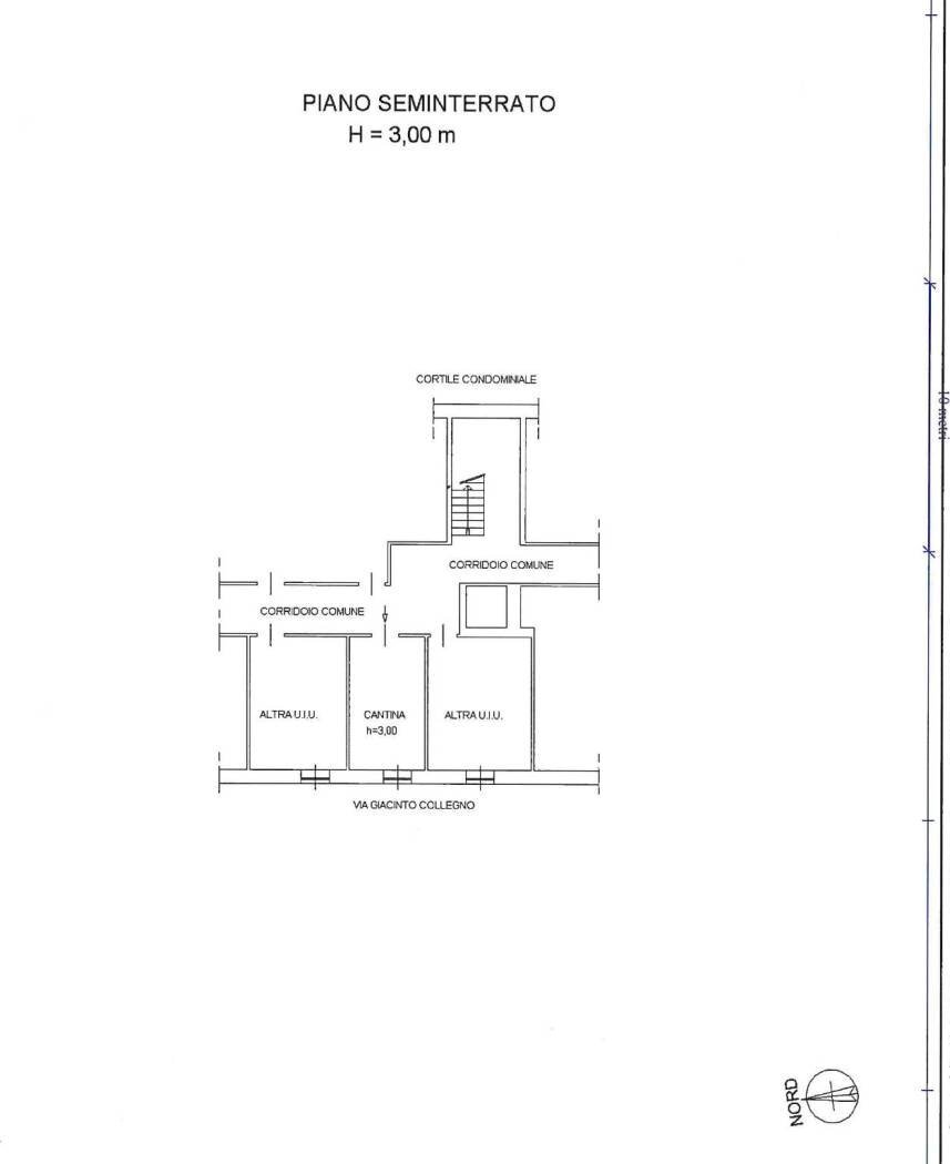 Apartment via Giacinto Collegno, 5, Torino (neighborhood San Donato) - floor plans 1