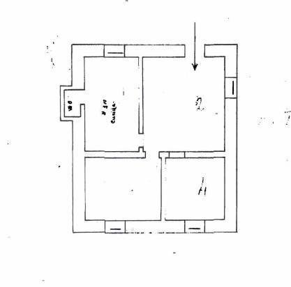 Four-room apartment via Case, Davagna - floor plans 1