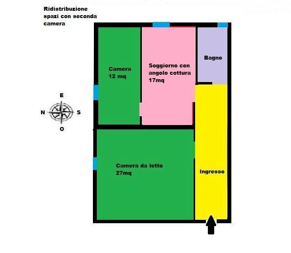 Trilocale San Lazzaro di Savena - planimetria 1