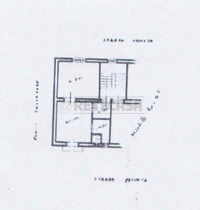 PLANIMETRIA - Bilocale Via Volturno 11, Caltanissetta - planimetria 1