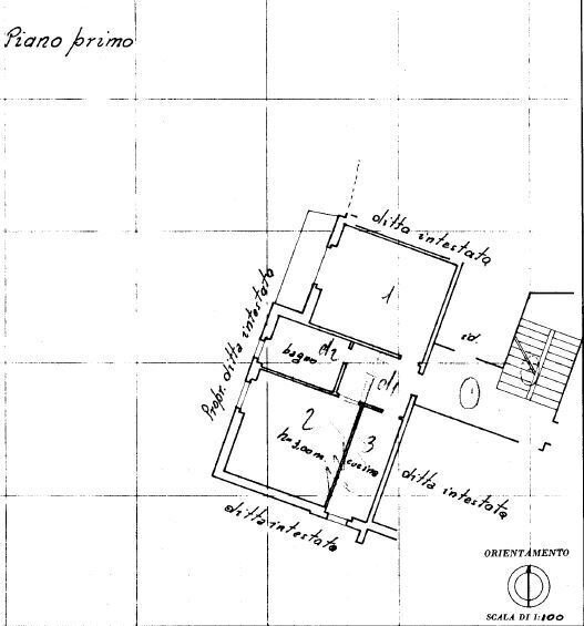 planimetria - Two-room apartment Via Benedetto Marcello 26, Brescia - floor plans 1
