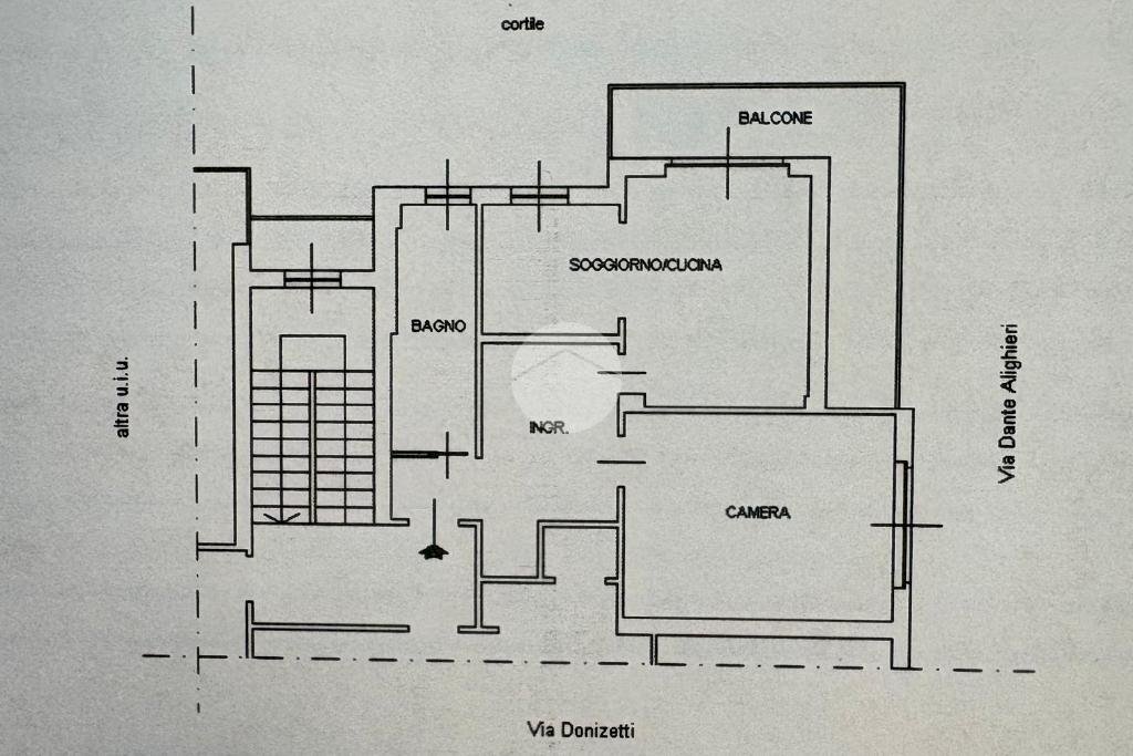Bilocale Via Donizetti, Collegno - planimetria 1