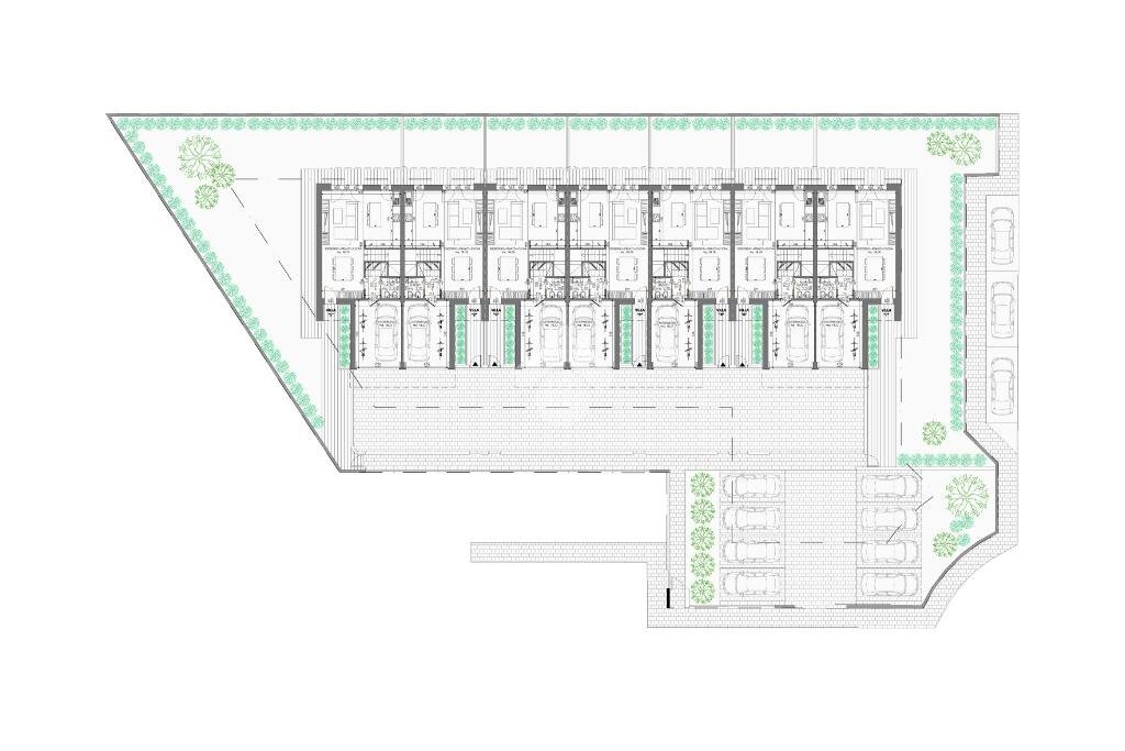 Terraced Villa Via Piero Calamandrei, Valsamoggia (neighborhood Albareto - Mulini Nuovi) - floor plans 1