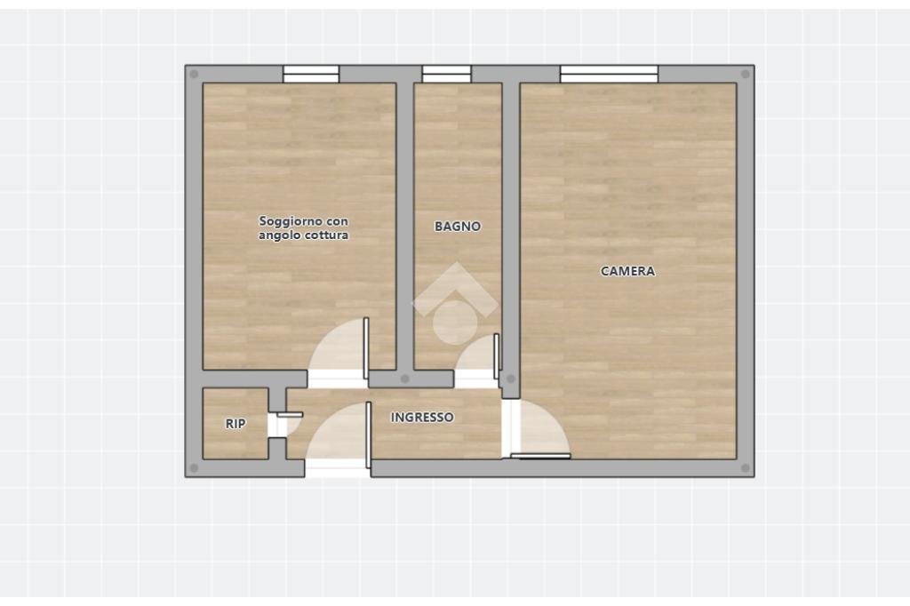 Bilocale Traversa Corso Valparaiso, Chiavari - planimetria 1