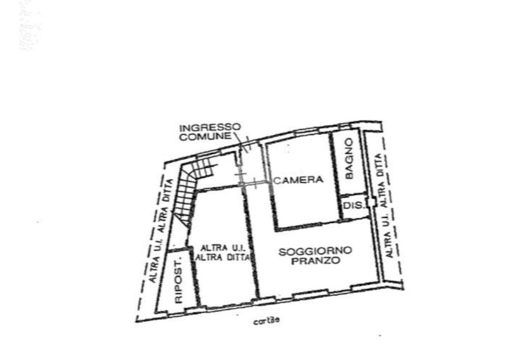 Bilocale Via Carlo Alberto, Volpiano - planimetria 1
