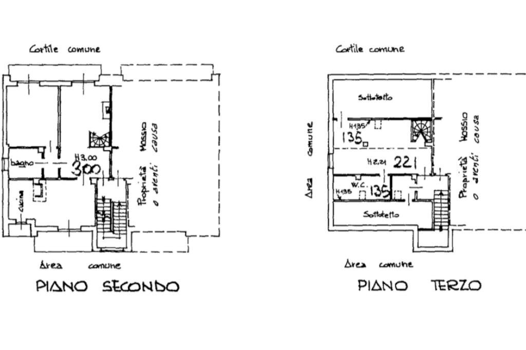 Four-room apartment Via mompantero, Collegno - floor plans 1