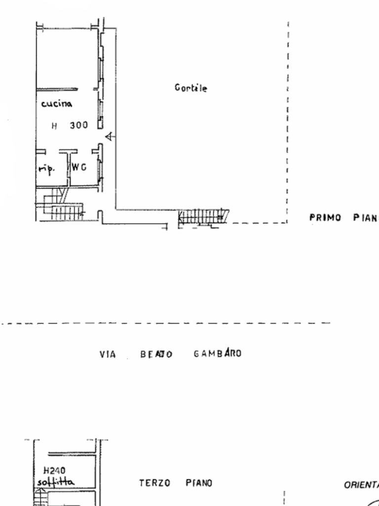 Bilocale Via san giuseppe maria gambaro, Galliate - planimetria 1