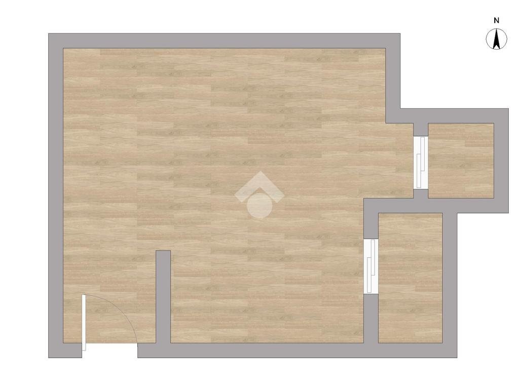 Monolocale Via Cadibona, Milano - planimetria 1