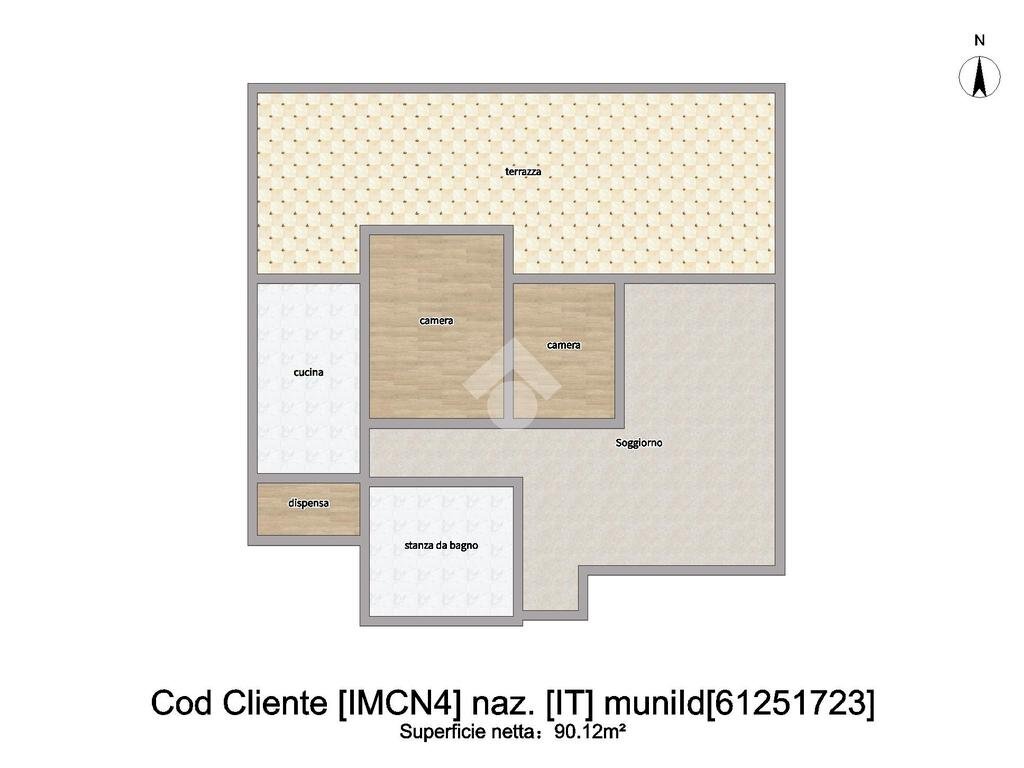 Semi-detached house Strada Cason della Guardia, Imperia - floor plans 1