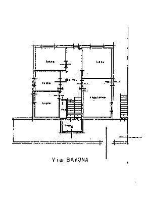 Casa indipendente via Savona, Matino - planimetria 1