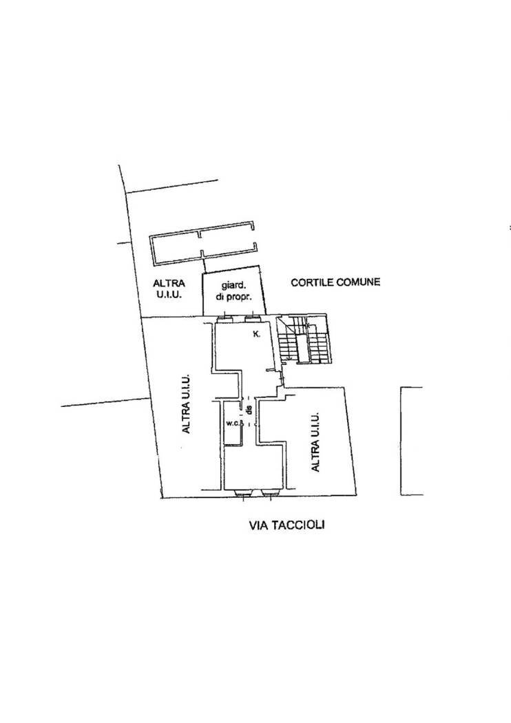 Two-room apartment via Giuseppe Taccioli, 14, Milano (neighborhood Affori) - floor plans 1
