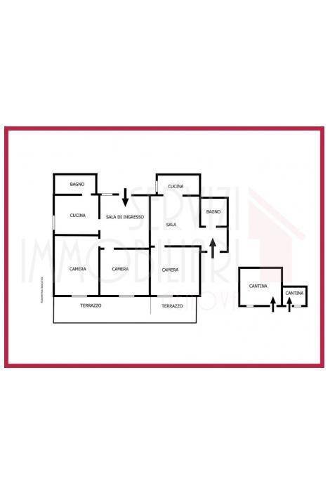 Casa indipendente via Costa Secca, Santa Margherita Ligure - planimetria 1