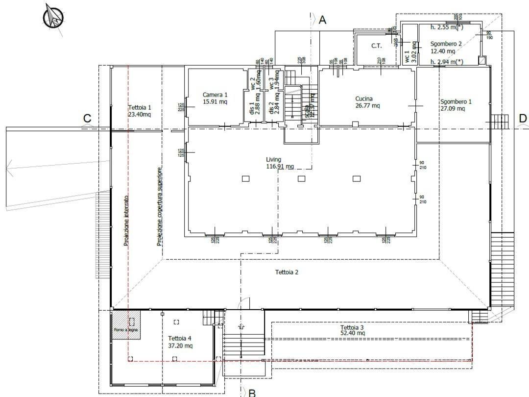 Villa Frazione Vigna, Chiusa di Pesio - floor plans 1